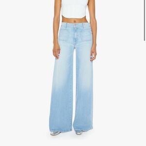 MOTHER Light Blue wide leg